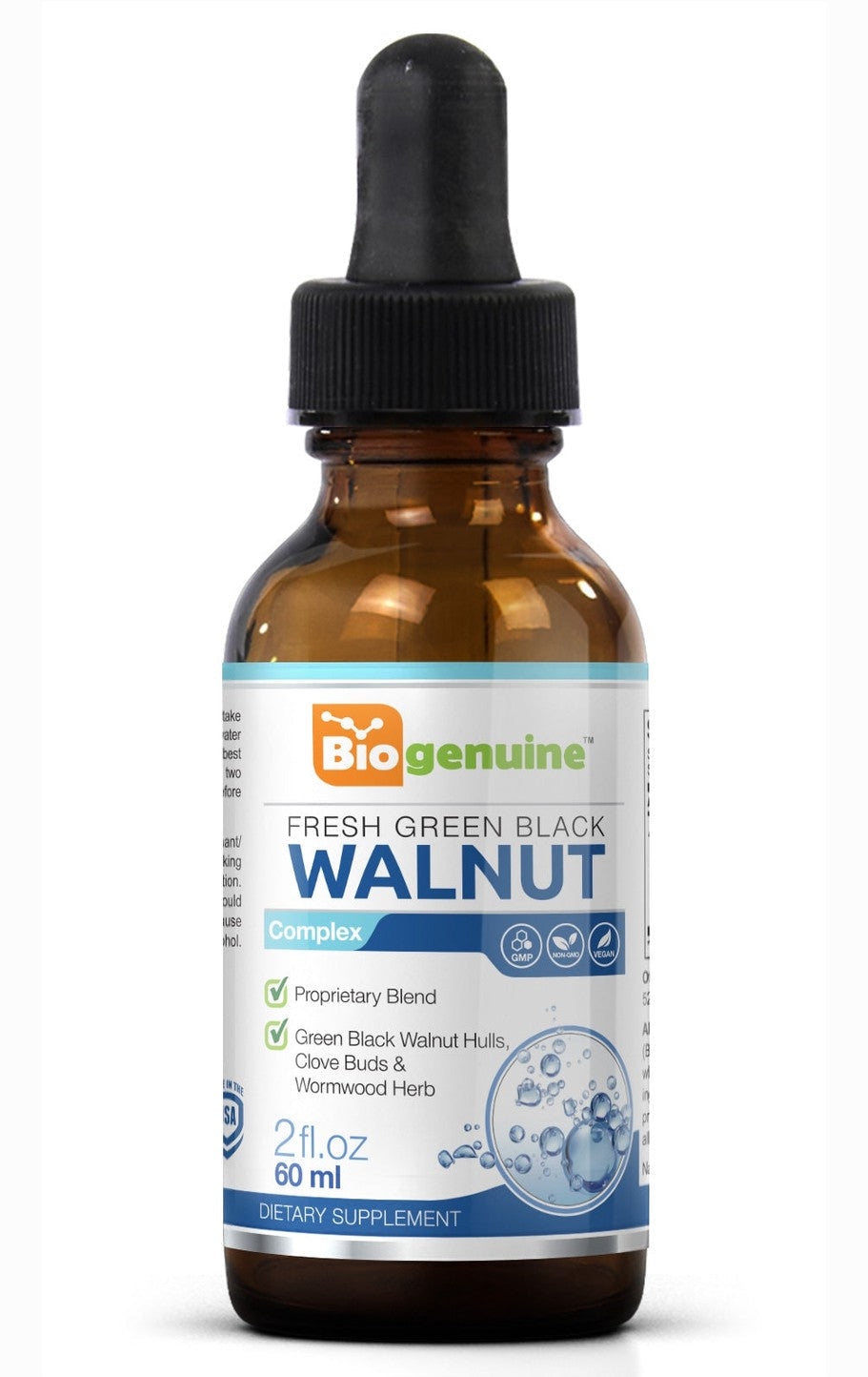 Bioegnuine Fresh Green Black Walnut Complex Herbal Extract 2 oz