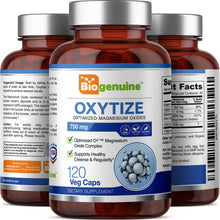 Load image into Gallery viewer, Oxytize Optimized Magnesium Oxides 750 mg 120 Veg Capules
